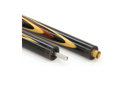 Кий для русского бильярда 2-pc "Классика" (падук, лимонник, граб) 19 запилов, инкрустация